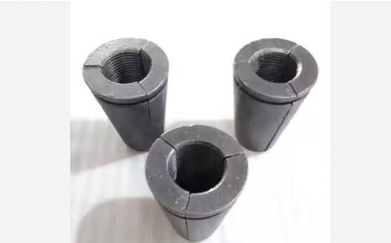 Cold forged 20CRMNTI Silver Post Tensioning Wedge / Post Tension Wedge với độ bền tuyệt vời