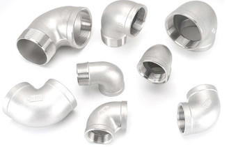 Ống thép không gỉ 316L 1/8 inch Tee phù hợp với ren PT Màu bạc