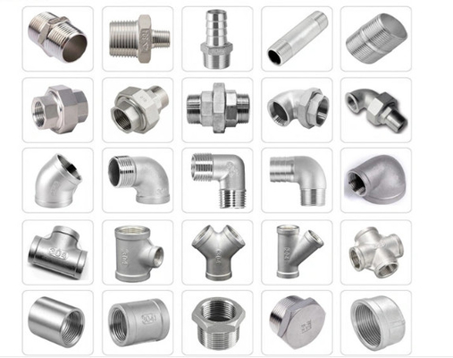Elbow Union 304 Phụ kiện đường ống bằng thép không gỉ Đúc 90 độ Nữ ren