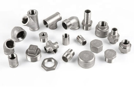 Ra 1.6 - Ra 12.5 Phụ kiện đường ống bằng thép không gỉ NPT / BSP Ổ cắm giảm ren